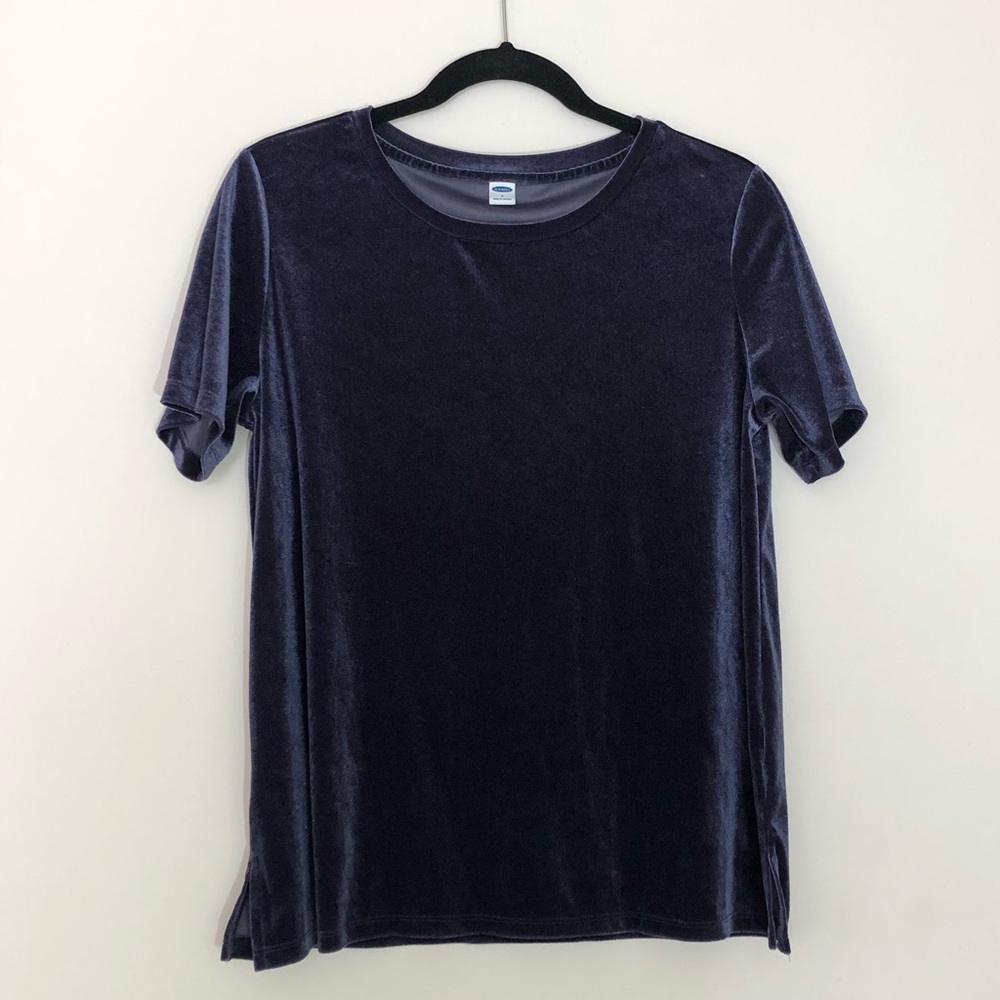Old Navy Velour Short Sleeve Tee